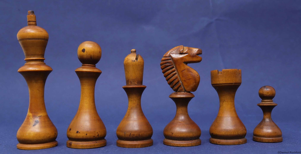 Antique Dublin Chess Set