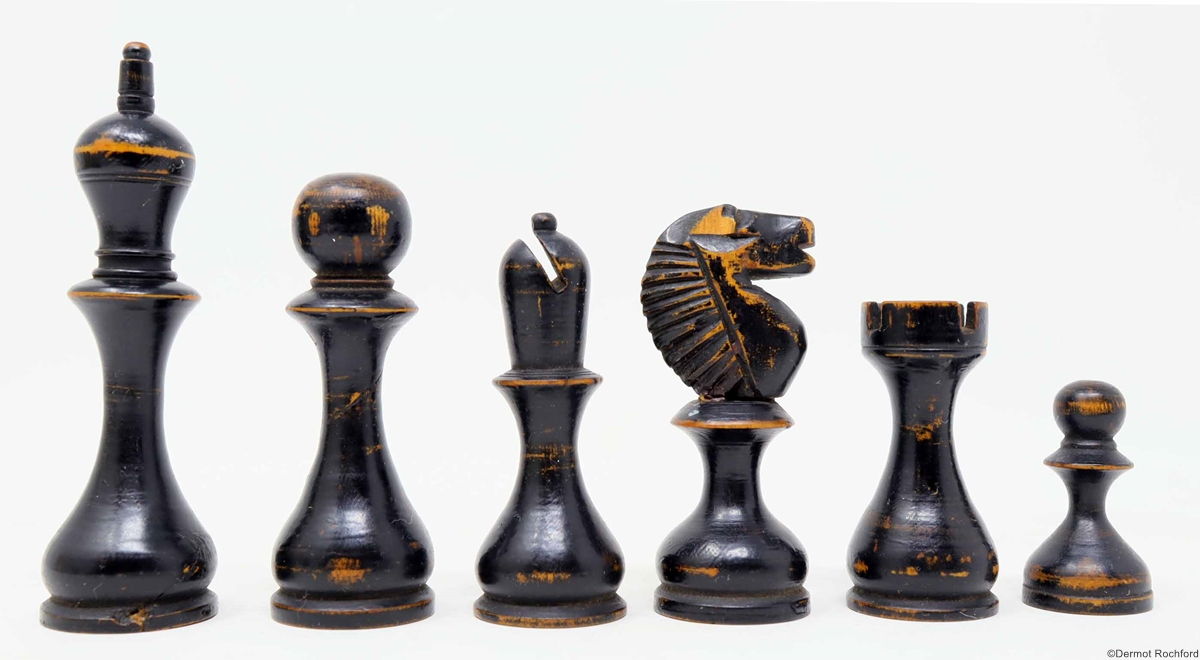 Antique Dublin Chess Set