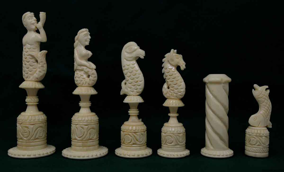 antique chess set