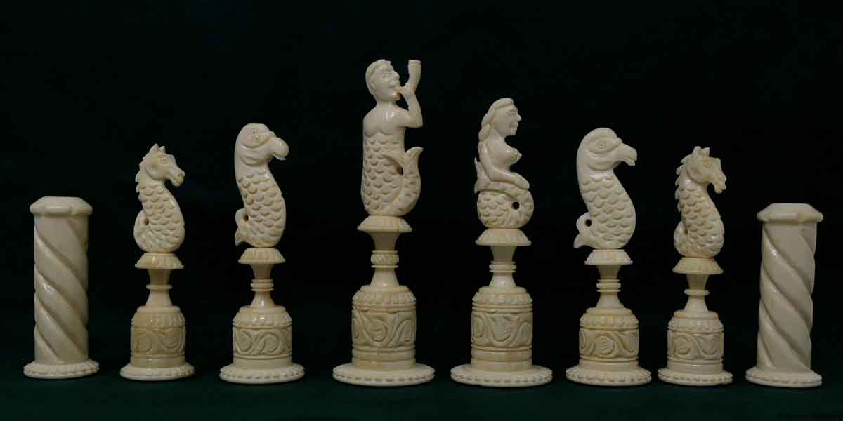 antique chess set