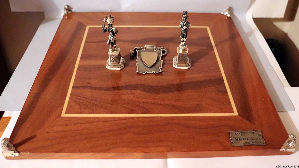 Vintage Silver Chess Set