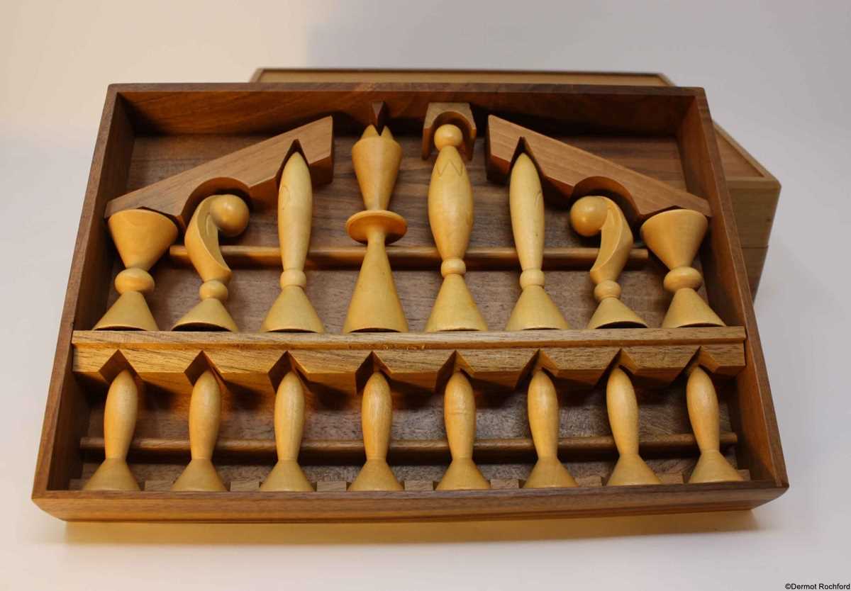 Vintage Anri Space Age Chess Set