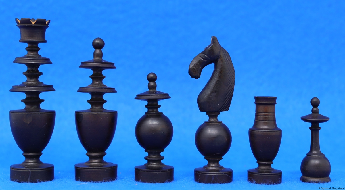 Antique French Regence Chess Set