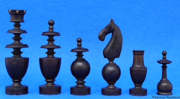 Antique French Regence Chess Set,