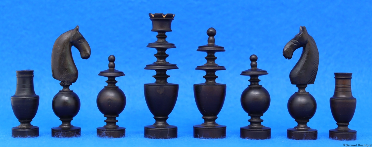 Antique French Regence Chess Set