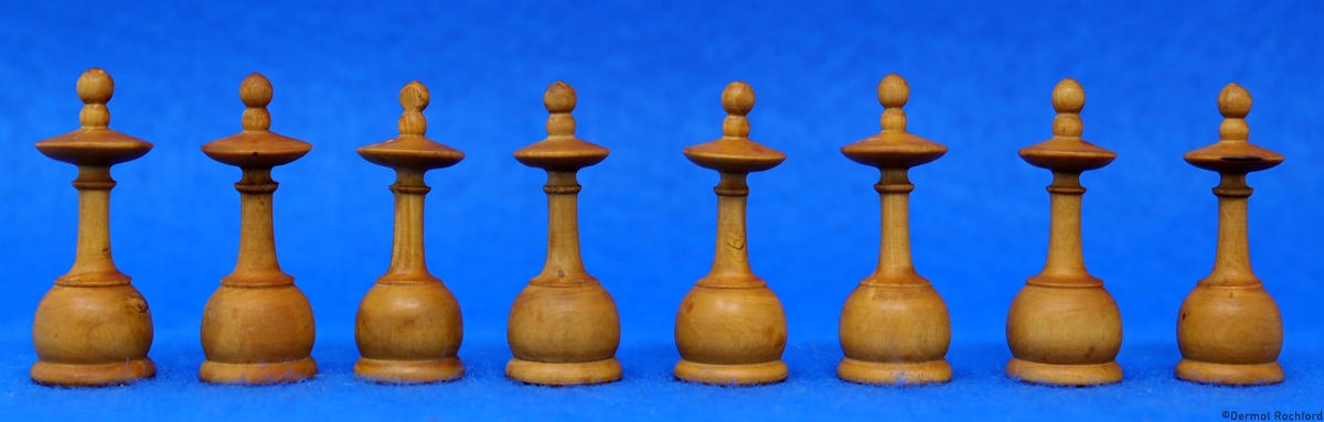 Antique French Regence Chess Set