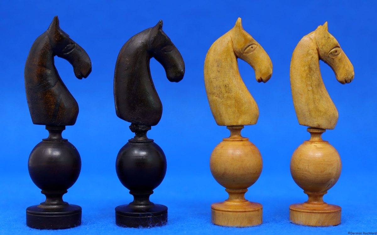Antique French Regence Chess Set
