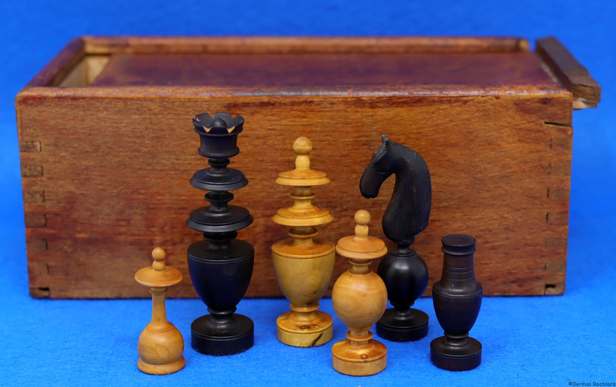 Antique French Regence Chess Set
