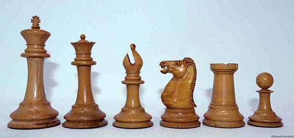 Antique Jaques club Chess Set