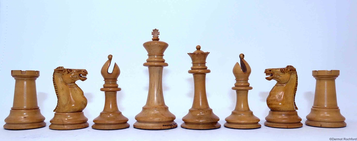 Antique Jaques Chess Set