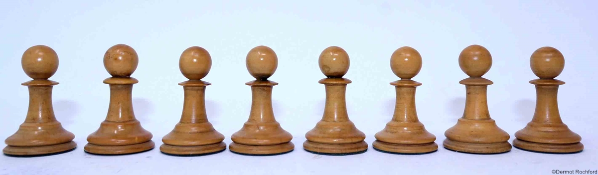 Antique Jaques Chess Set