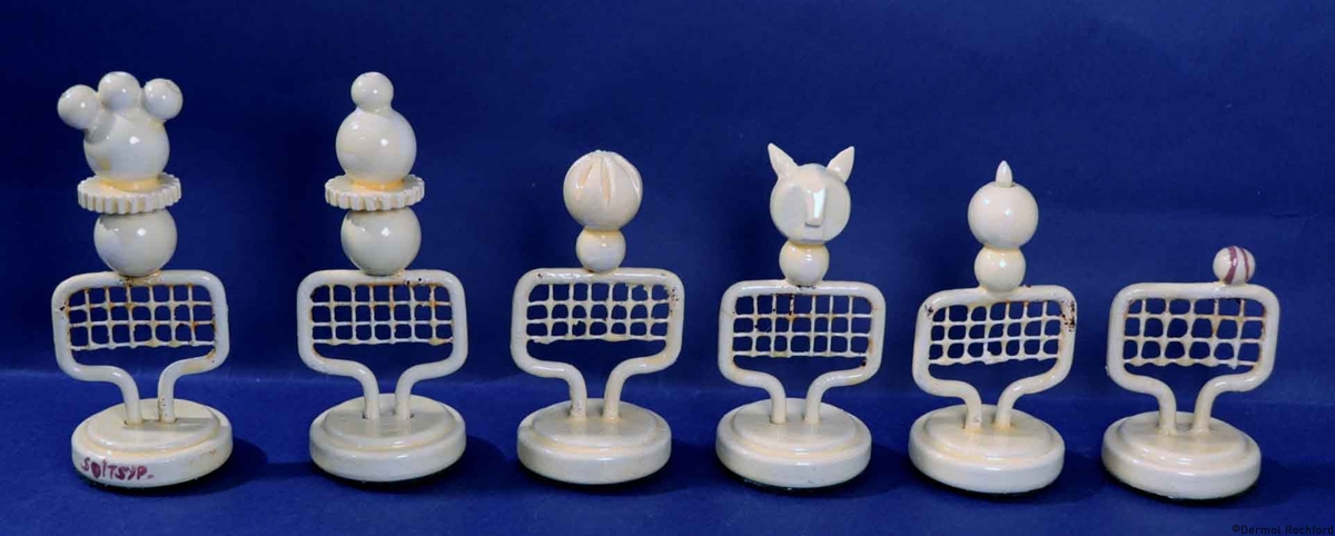 Vintage Tennis  Chess Set