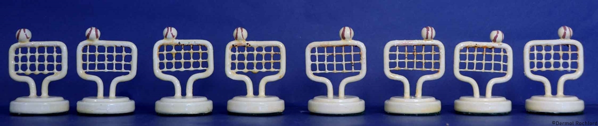 Vintage Tennis  Chess Set
