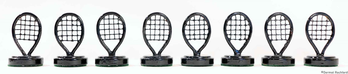 Vintage Tennis  Chess Set