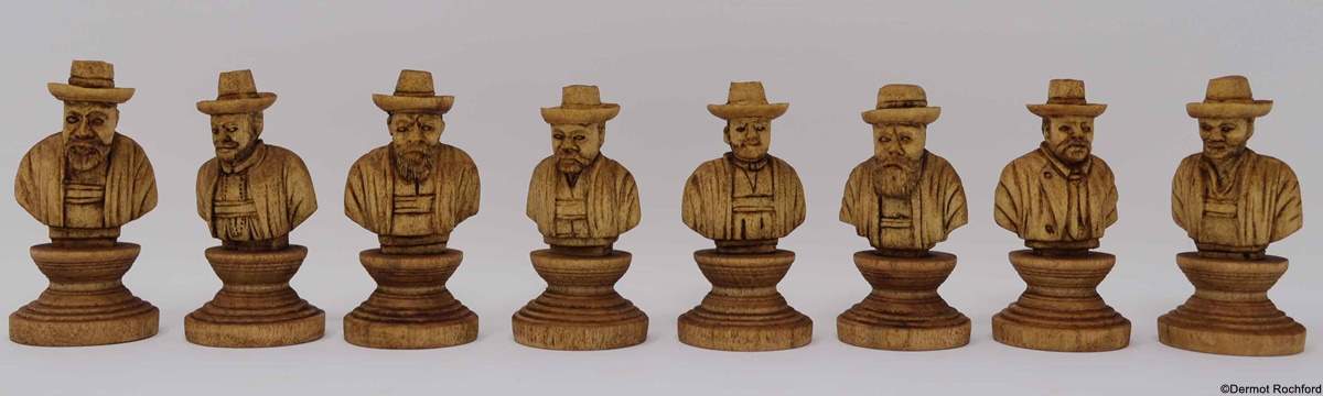 Tyrolean Bust Chess Set