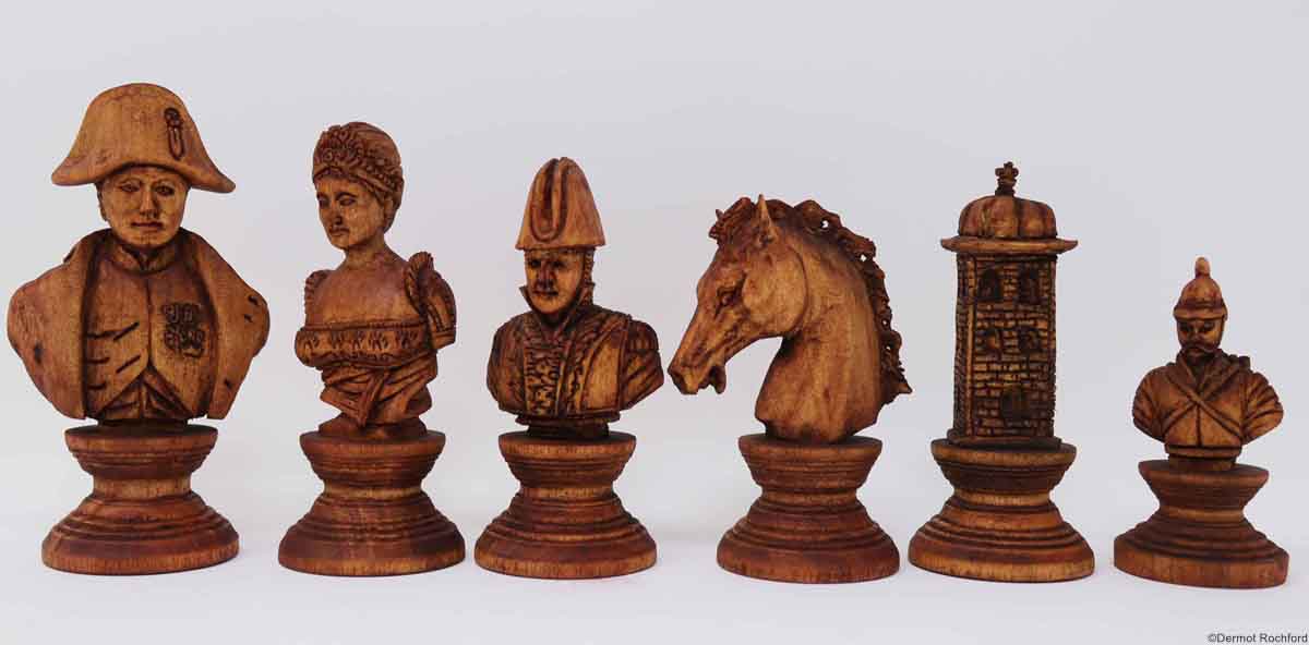 Tyrolean Bust Chess Set