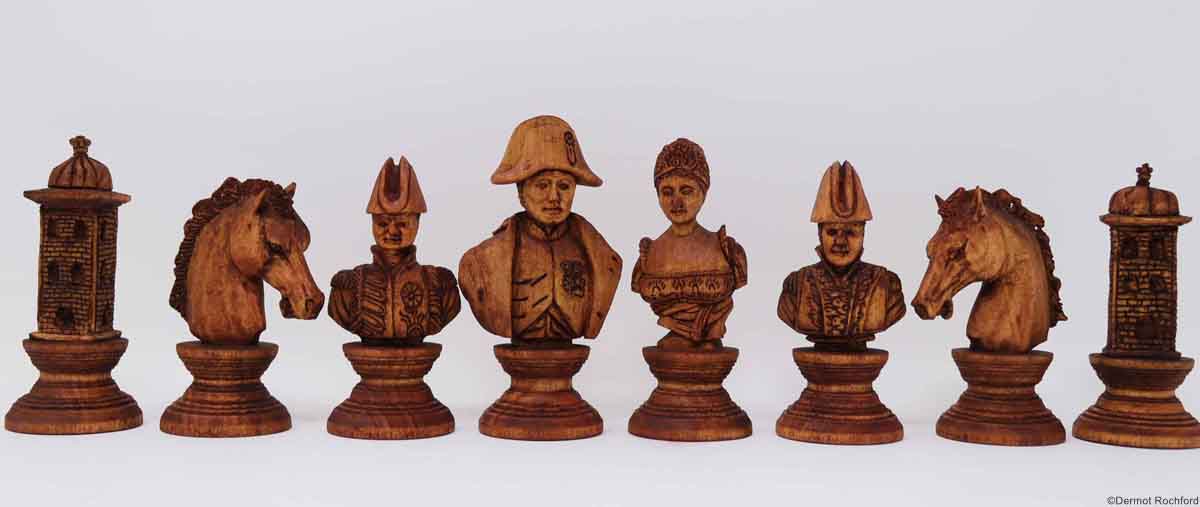 Tyrolean Bust Chess Set