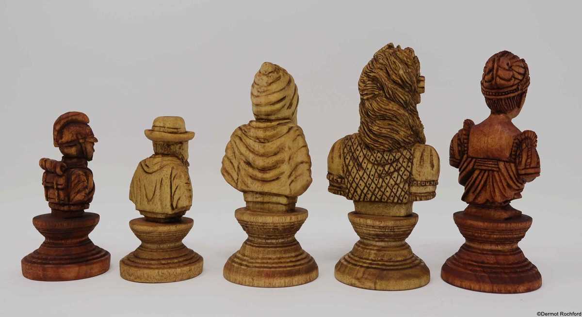 Tyrolean Bust Chess Set